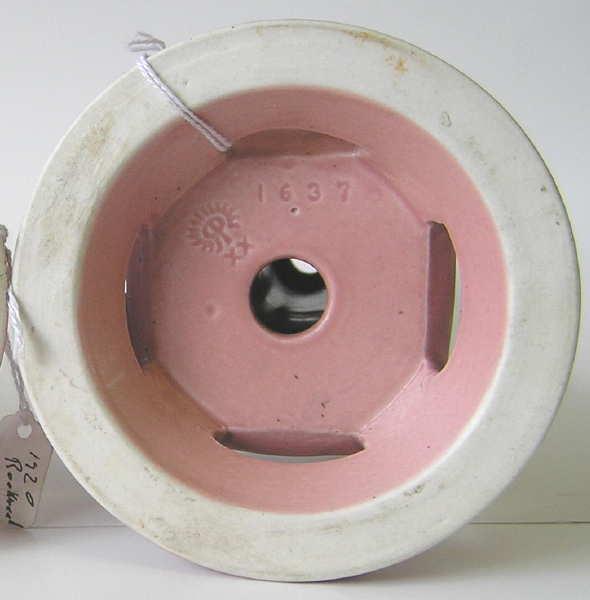 Pair Rookwood Red Glaze Candlesticks from 1920