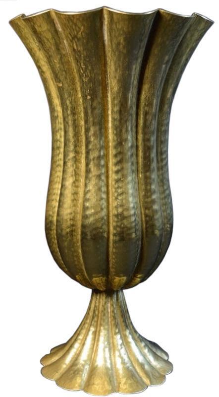 Josef Hoffmann Brass Vase for Wiener Werkstatte