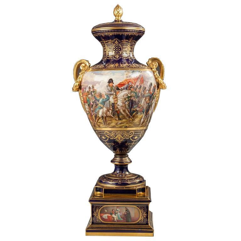 Viennese Napoleonic Porcelain Urn