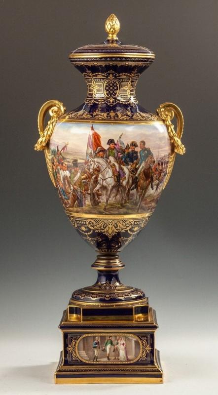 Viennese Napoleonic Porcelain Urn