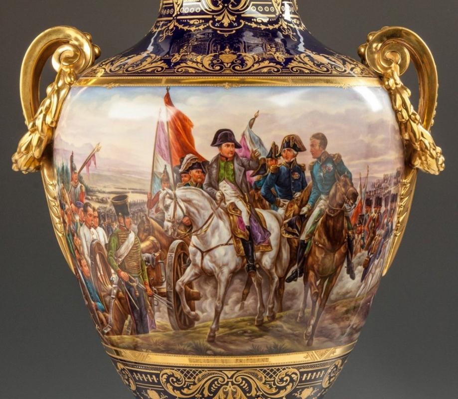 Viennese Napoleonic Porcelain Urn