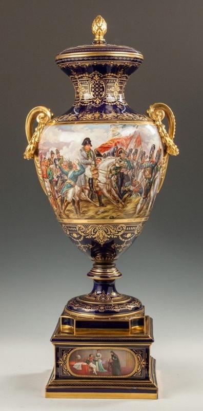 Viennese Napoleonic Porcelain Urn