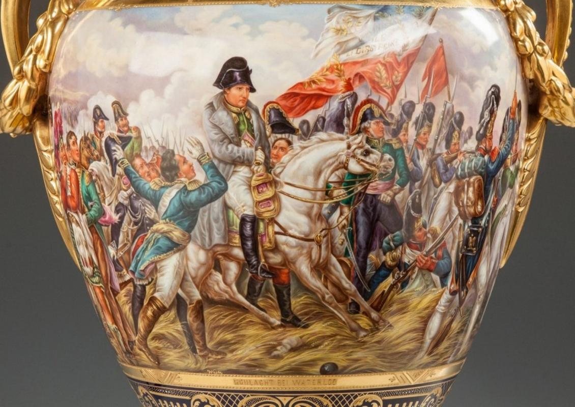 Viennese Napoleonic Porcelain Urn