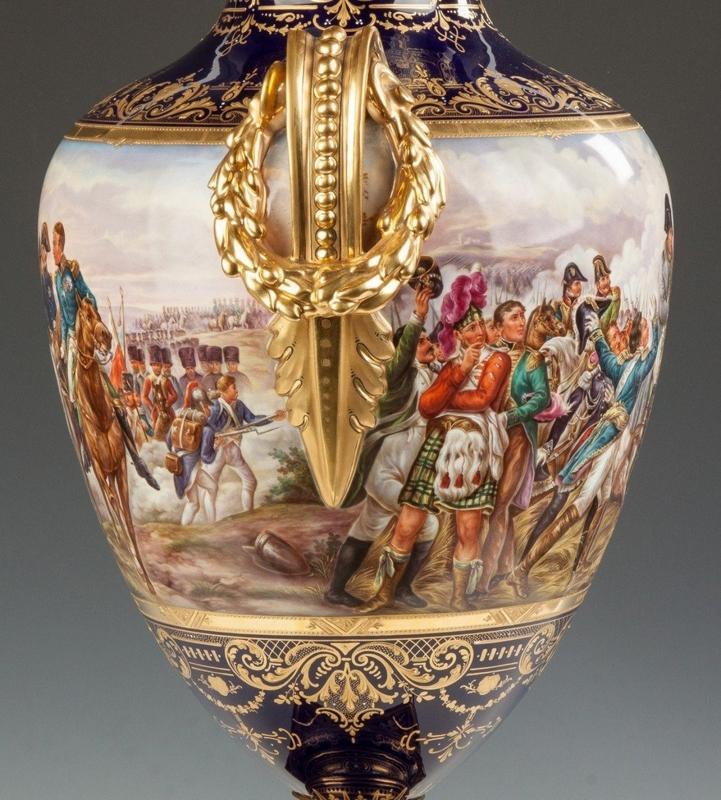 Viennese Napoleonic Porcelain Urn