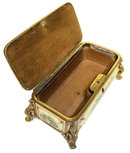 Antique Jewelled Porcelain Jewelry Box