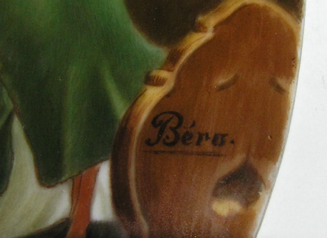 Bero Signed KPM Porcelain Plaque