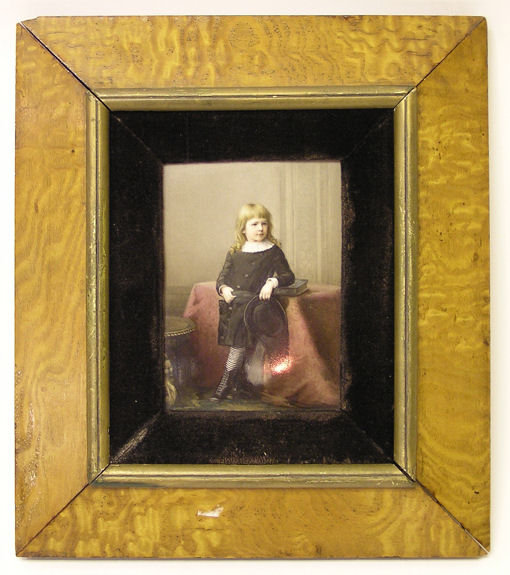 Franz Till KPM Plaque with Boy's Portrait