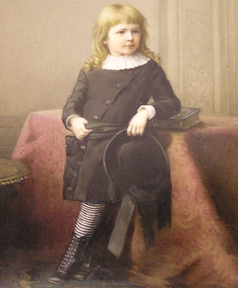Franz Till KPM Plaque with Boy's Portrait