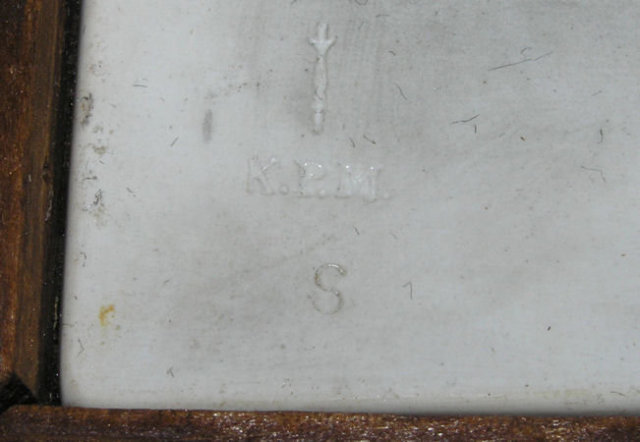 Franz Till KPM Plaque with Boy's Portrait
