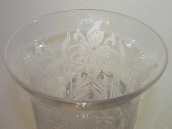 Pair Silver Candlesticks w Glass Hurricanes