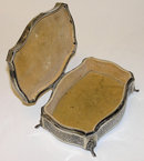 Stunning Blue Enamel & 800 Silver Jewelry Box