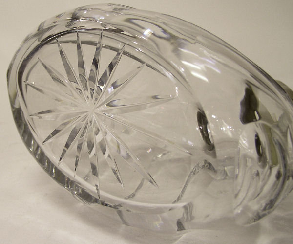 S&F Sterling & Cut Glass Wine Decanter