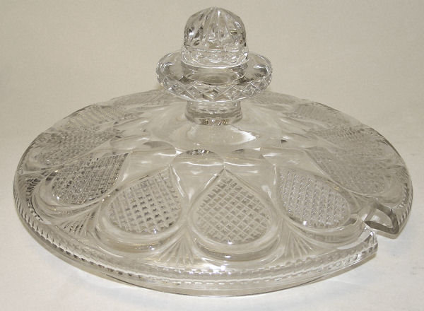 Bohemian Cut Glass Punch Bowl or Tureen