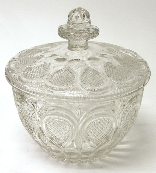 Bohemian Cut Glass Punch Bowl or Tureen
