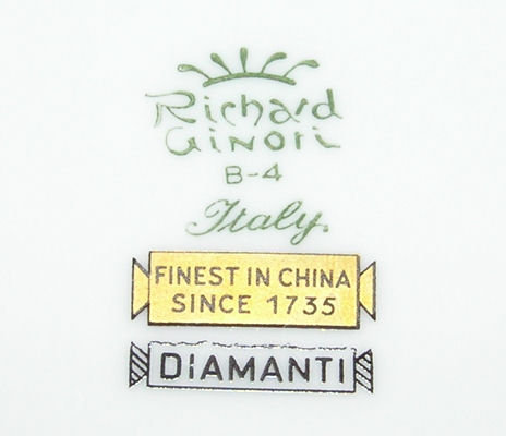 42-pcs Richard Ginori Diamanti Dinnerware