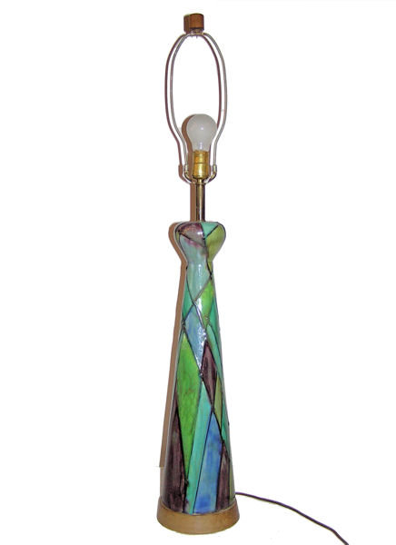 Mid-Century Modern Ceramic Table Lamp