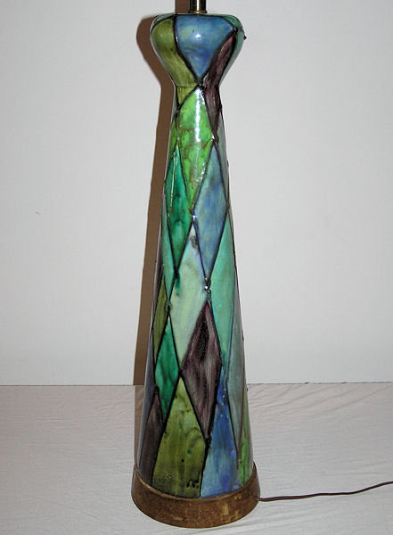 Mid-Century Modern Ceramic Table Lamp