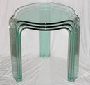 Fiam PACE COLLECTION Glass Tables