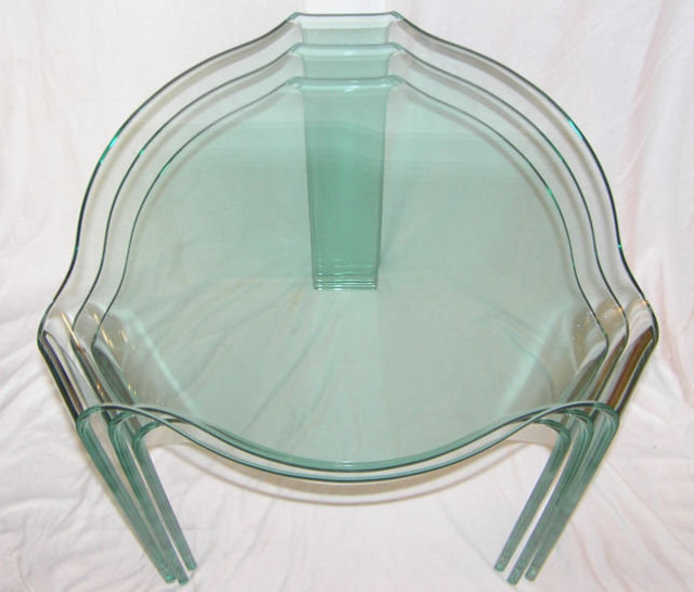 Fiam PACE COLLECTION Glass Tables