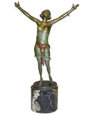 BRUNO ZACH Bronze Female Figurine