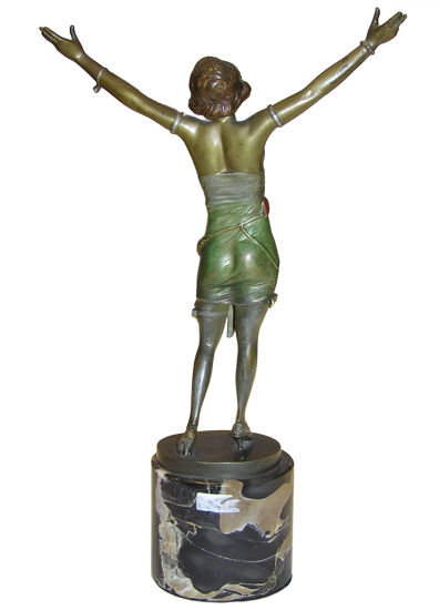 BRUNO ZACH Bronze Female Figurine