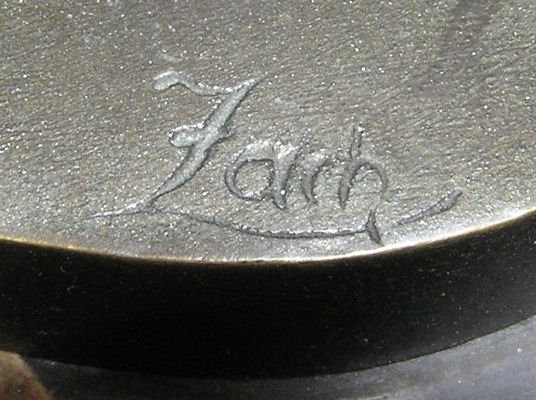 BRUNO ZACH Bronze Female Figurine