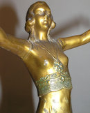 Art Deco Period Female Figurine Sculpture