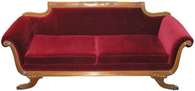 Neoclassical Duncan Phyfe Sofa