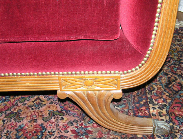 Neoclassical Duncan Phyfe Sofa