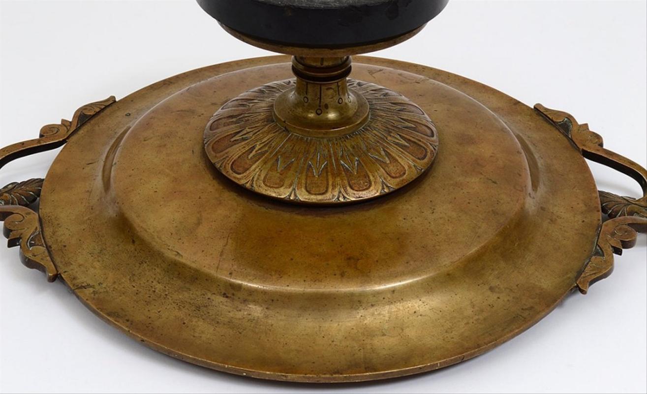 Antique Grecian Neoclassical Bronze Tazza