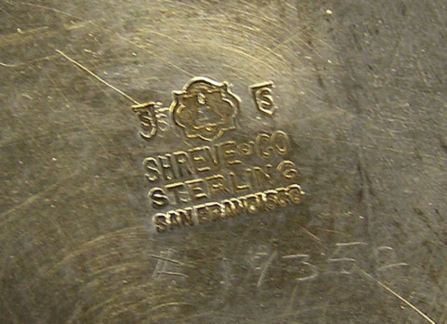 Shreve & Co Sterling Centerpiece Platter