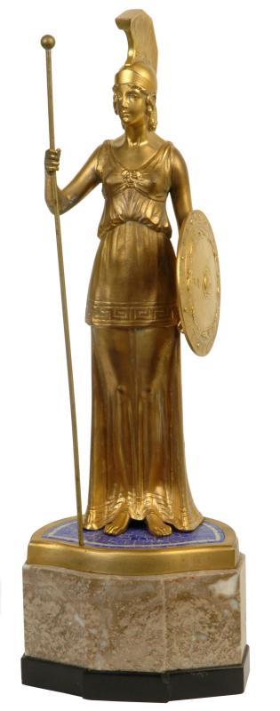 Hans Keck Roman Minerva Greek Athena Bronze Figurine