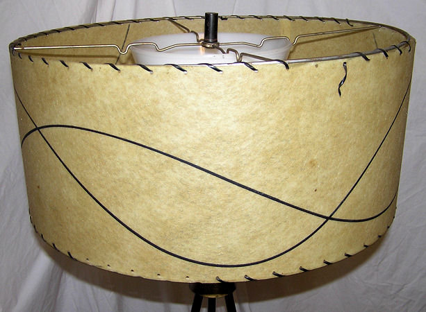 Mid-Century Tripod Metal Floor Lamp