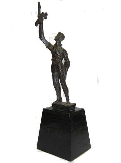 Chaim Gross AFHU Bronze Figurine Sculpture