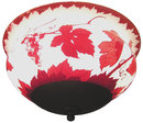 Loetz Cameo Glass Hanging Ceiling Lamp