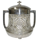 WMF Cut Glass & Silverplated Ice Bucket