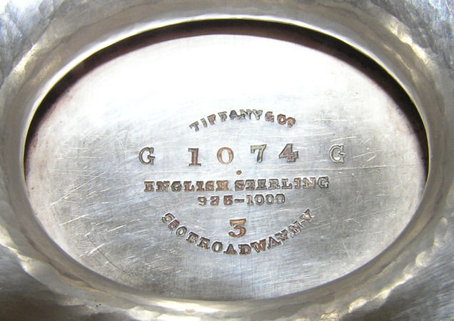 c1860 Antique Tiffany Sterling Silver Basket