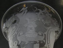 Dutch Glass Vase & Repousse Silver Holder
