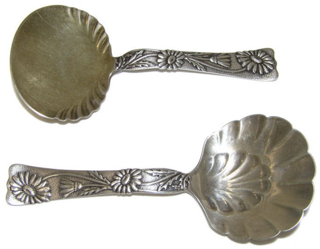 Tiffany Sterling Sunflower Sugar Shells