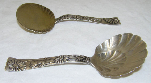 Tiffany Sterling Sunflower Sugar Shells