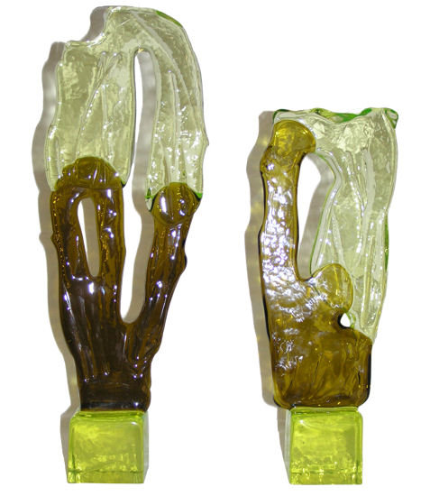 (2) Luciano Gaspari Rosin Salviati Sculptures