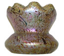 Large Kralik Iridescent Glass Vase
