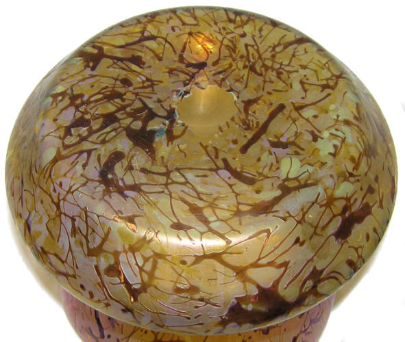 Large Kralik Iridescent Glass Vase