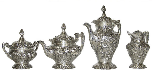 Stieff Sterling Coffee & Tea Service Set