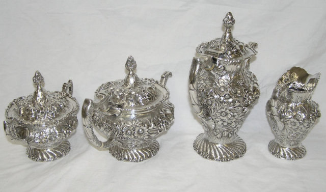 Stieff Sterling Coffee & Tea Service Set