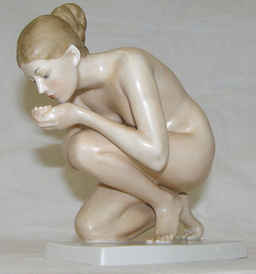 ERNST WENCK Rosenthal Nude Figurine