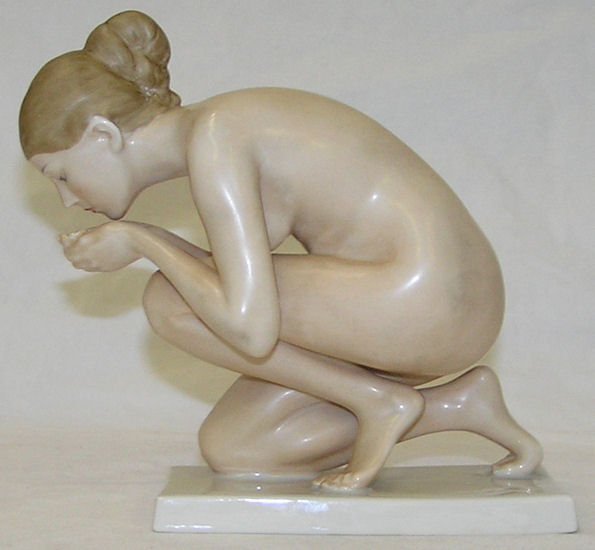 ERNST WENCK Rosenthal Nude Figurine