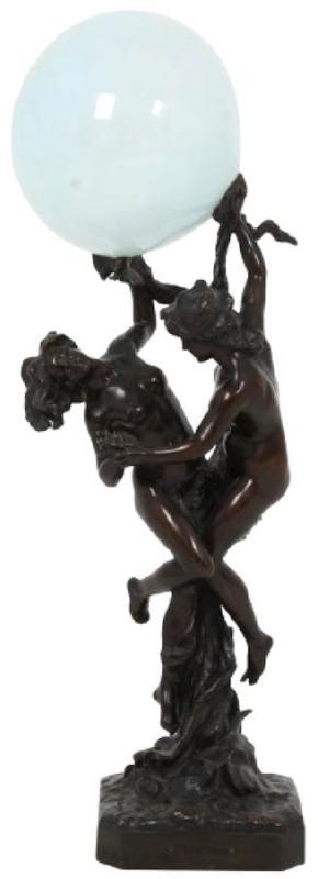 Italian Neoclassical Female Group Bronze After Giuseppe Ferrari (1773-1864)
