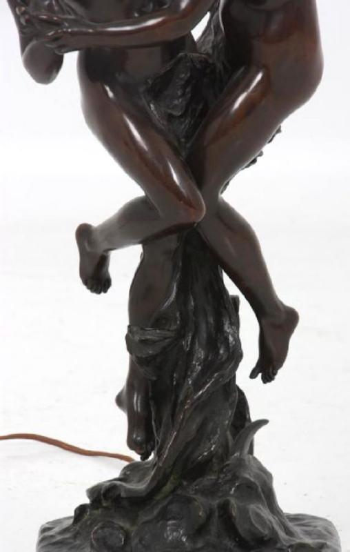 Italian Neoclassical Female Group Bronze After Giuseppe Ferrari (1773-1864)