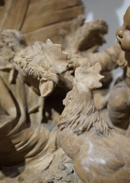 Marchal 19th Century French Figural Chinoiserie Group Terracotta Sculpture